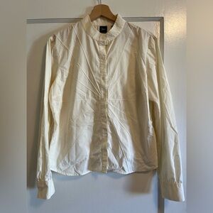 Vintage 90s Bebe Cream Button-Up Shirt